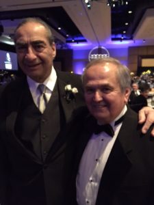  James Roscetti and George Maziarz... honoree with former state senator.