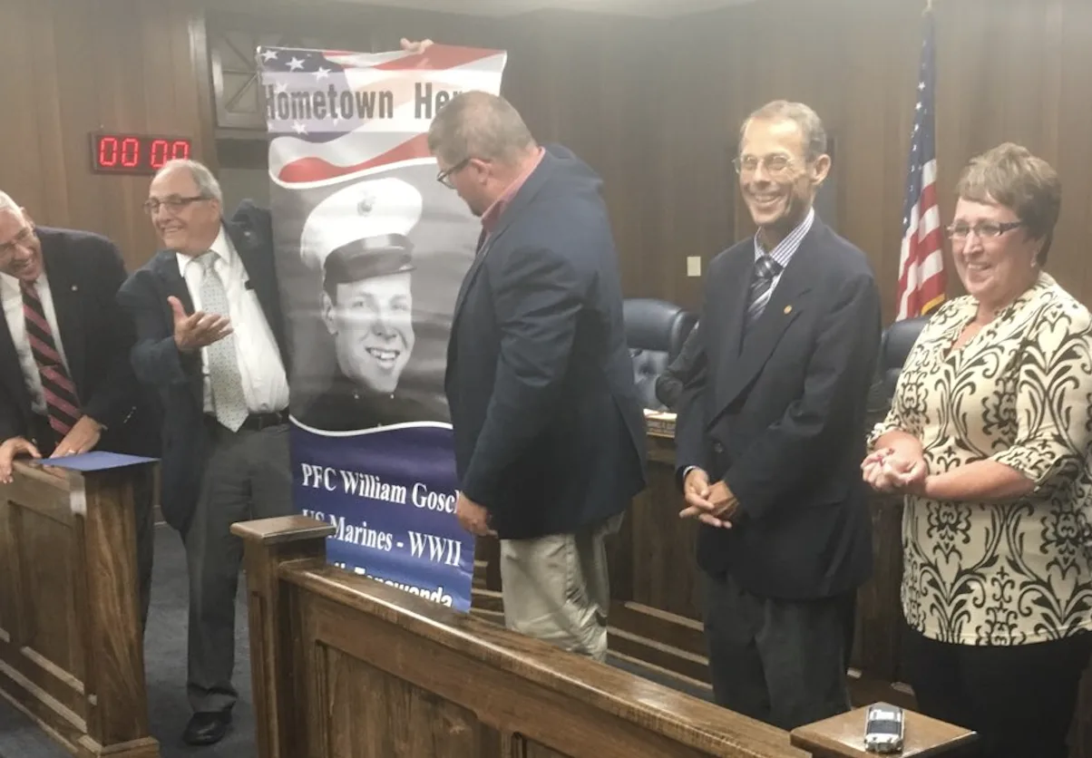 WWII Veteran William Gosch Celebrated at NT Common Council Meeting