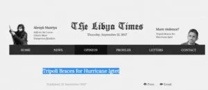 Basit Ingtet in Libya Times
