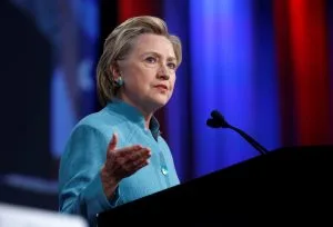 Democratic U.S. presidential candidate Hillary Clinton speaks at the U.S. Conference of Mayors 84th Annual Meeting in Indianapolis, Indiana United States, June 26, 2016. REUTERS/Chris Bergin - RTX2ICSM