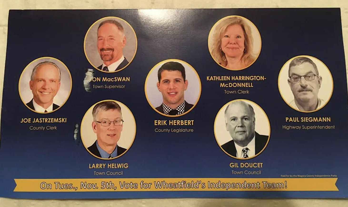 COUNTY CLERK JASTRZEMSKI BLASTS HERBERT FOR “SHAMEFUL” ELECTION MAILER
