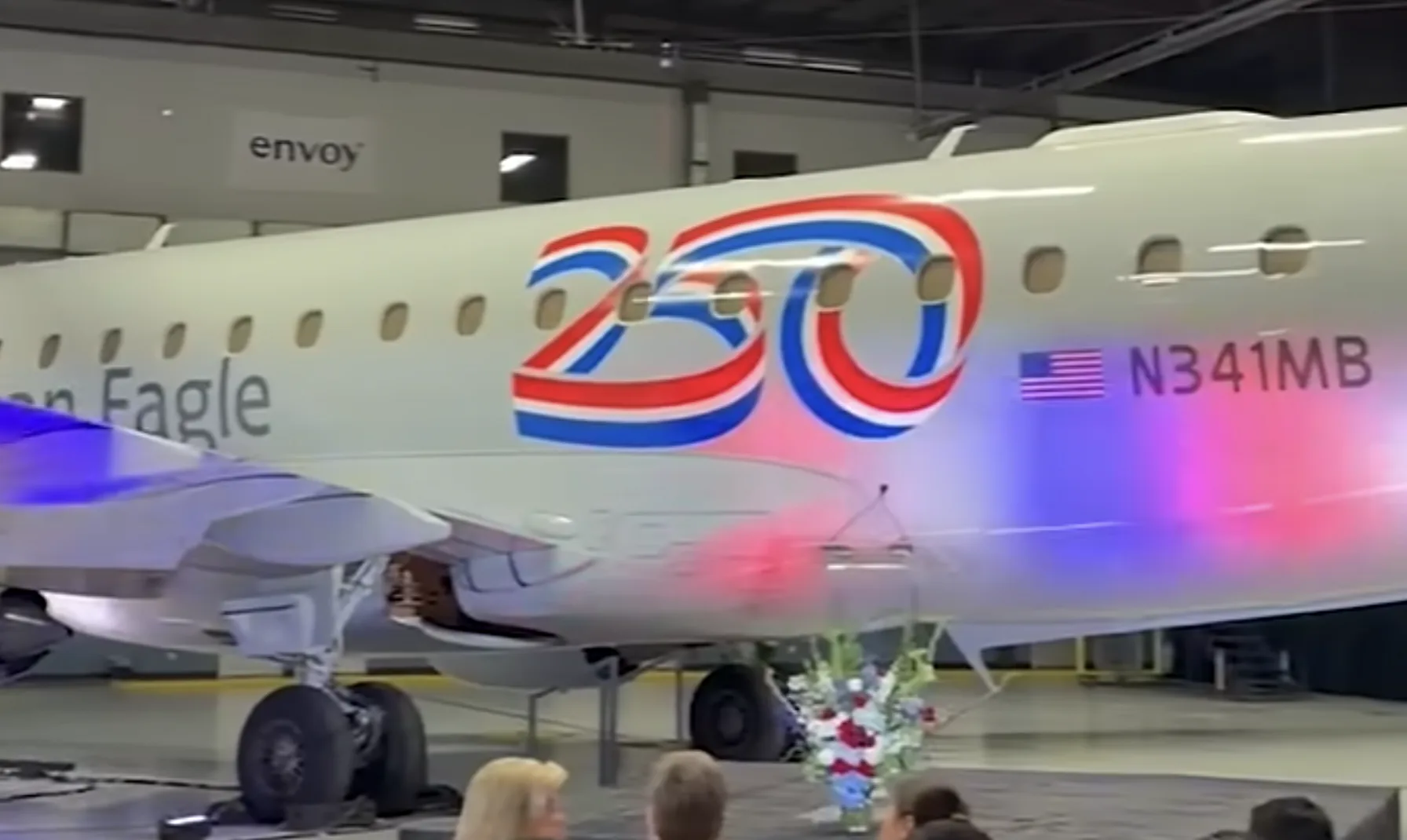 American Airlines Just Unveiled A Patriotic Plane Ahead Of America’s 250th Anniversary