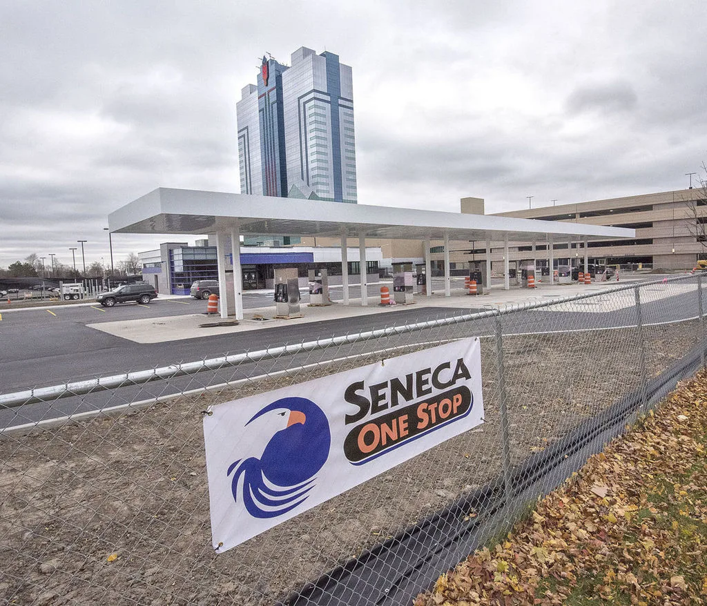 Seneca gas prices competitive  with white owned stations here