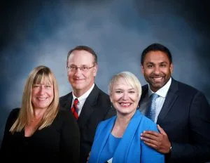 Liz and Dr. Michael Mitchell, Shannon and Dharshan Jayasinghe