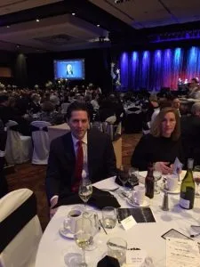 Henry and Caroline Wojtaszek... attend Gala