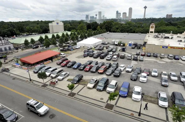 The valuable downtown parcel which was given to Hamister for $100,000 remains vacant. In recent years it was used as a parking lot.