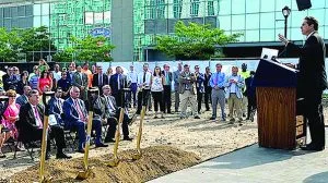 The right reverend Andrew Cuomo preaches to the choir about how Niagara Falls will turn around based on a politically dirty deal for a smallish hotel that the taxpayers of New York gifted to the developer. 