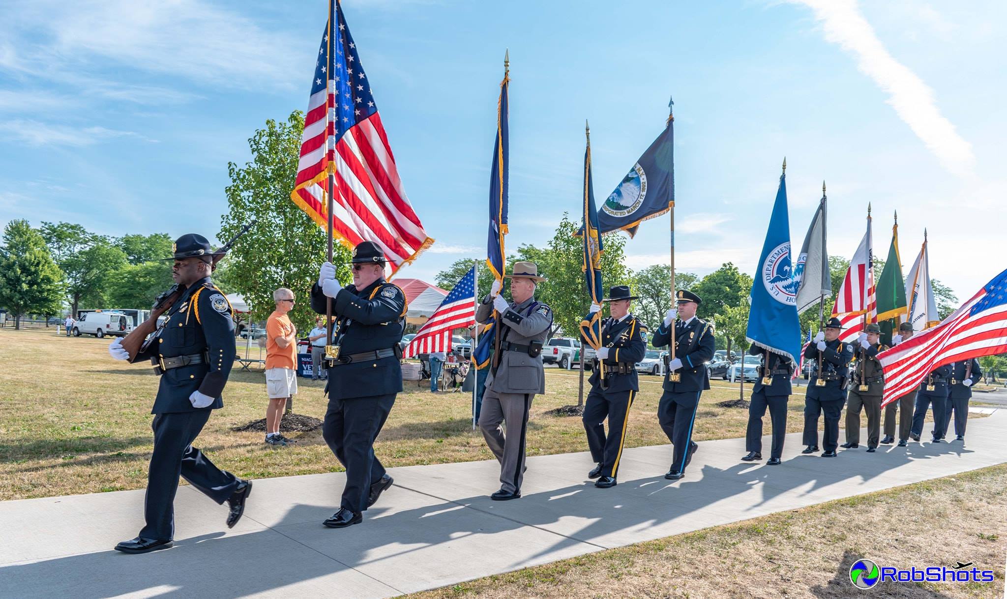 SLIDESHOW: Law Enforcement Memorial Service at the Traveling Vietnam Memorial Wall