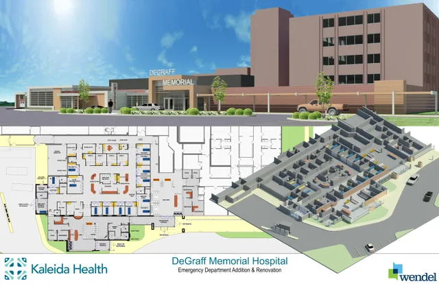 DEGRAFF MEMORIAL HOSPITAL TO DOUBLE SIZE OF EMERGENCY DEPARTMENT