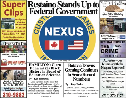 February 12th, 2020, Edition of the Niagara Reporter Newspaper