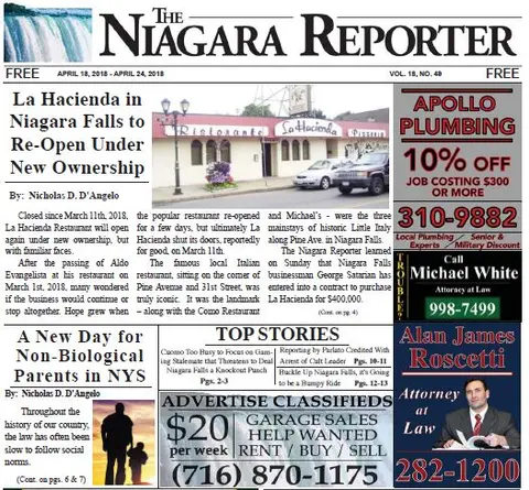 Print Edition – April 18, 2018