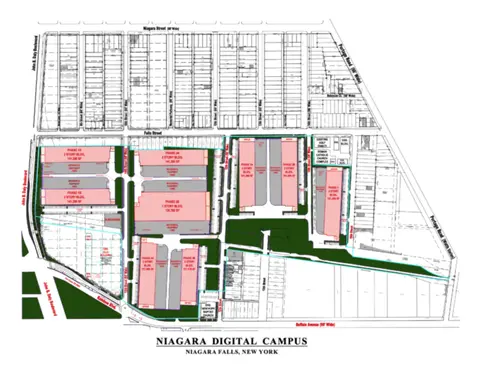 Niagara Falls Redevelopment Files Application for Planned Unit District (PUD) for $1.5 Billion Niagara Digital Campus
