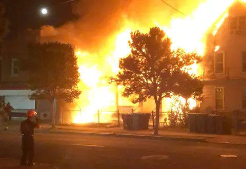 BREAKING: Deceased Body Found Behind Buildings Set Ablaze in Niagara Falls
