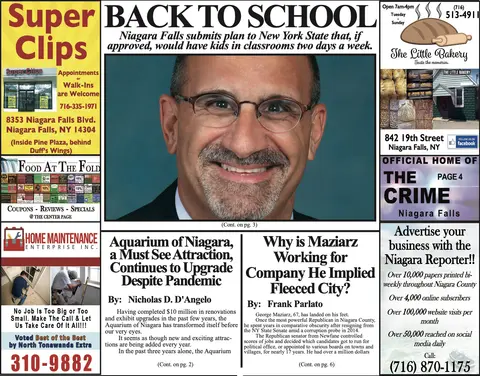 August 5th, 2020, Edition of the Niagara Reporter Newspaper