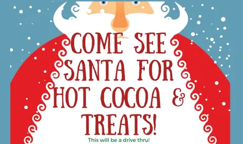 FREE Drive-Thru Holiday Event for ALL Children with Santa on Friday, December 18th