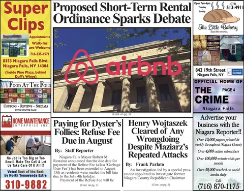July 22nd, 2020, Edition of the Niagara Reporter Newspaper
