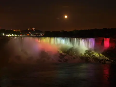 Light Pollution Ruins Natural Niagara Falls