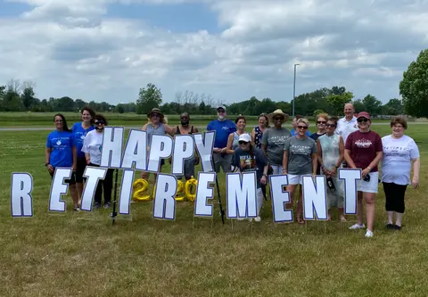 Retirees from Niagara Falls City Schools Celebrated with Motorcade