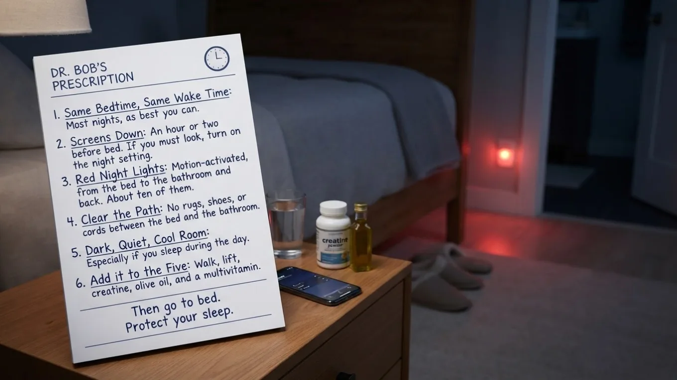 Dr. Bob's Sixth Step: Protect Your Sleep With a Red Light
