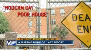 WKBW has commenced a shocking investigative series of patient neglect and abuse at the Niagara Rehab Nursing Home at 822 Cedar Ave., in Niagara Falls.