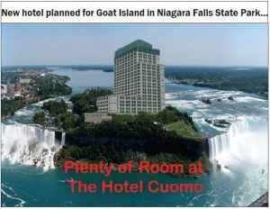 Last week's cover image for the Niagara Falls Reporter went viral, widely dispersed over the internet.