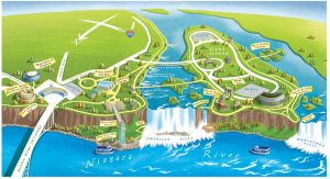 Eight million tourists a year park, eat, sightsee and shop in Niagara Falls State Park without entering the city. Now Gov. Cuomo wants them to sleep there, too.