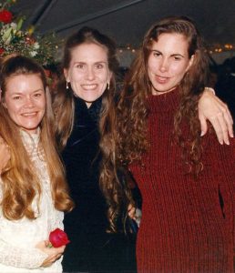 Three of the early harem women: l-r: the late Barbara Jeske; Karen Unterreiner and the late Pam Cafritz