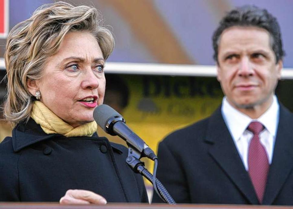 Hillary Clinton campaigns for Andrew Cuomo in 2006. Friends now, but will she run for president again, this time against her lifelong political ally Andrew Cuomo?