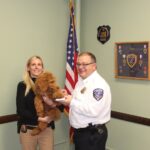 Therapy Dog “Remy” is Sworn in as the Newest Member of the North Tonawanda Police Departmen