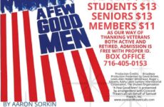 Last Two Performances of “A Few Good Men” this weekend
